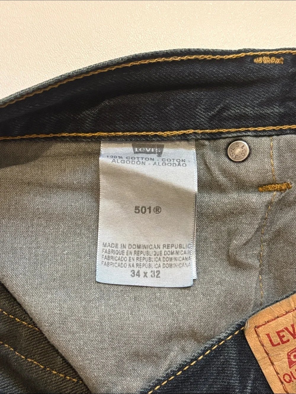 Levi's Men's Black Straight-Leg Button-Fly Jeans